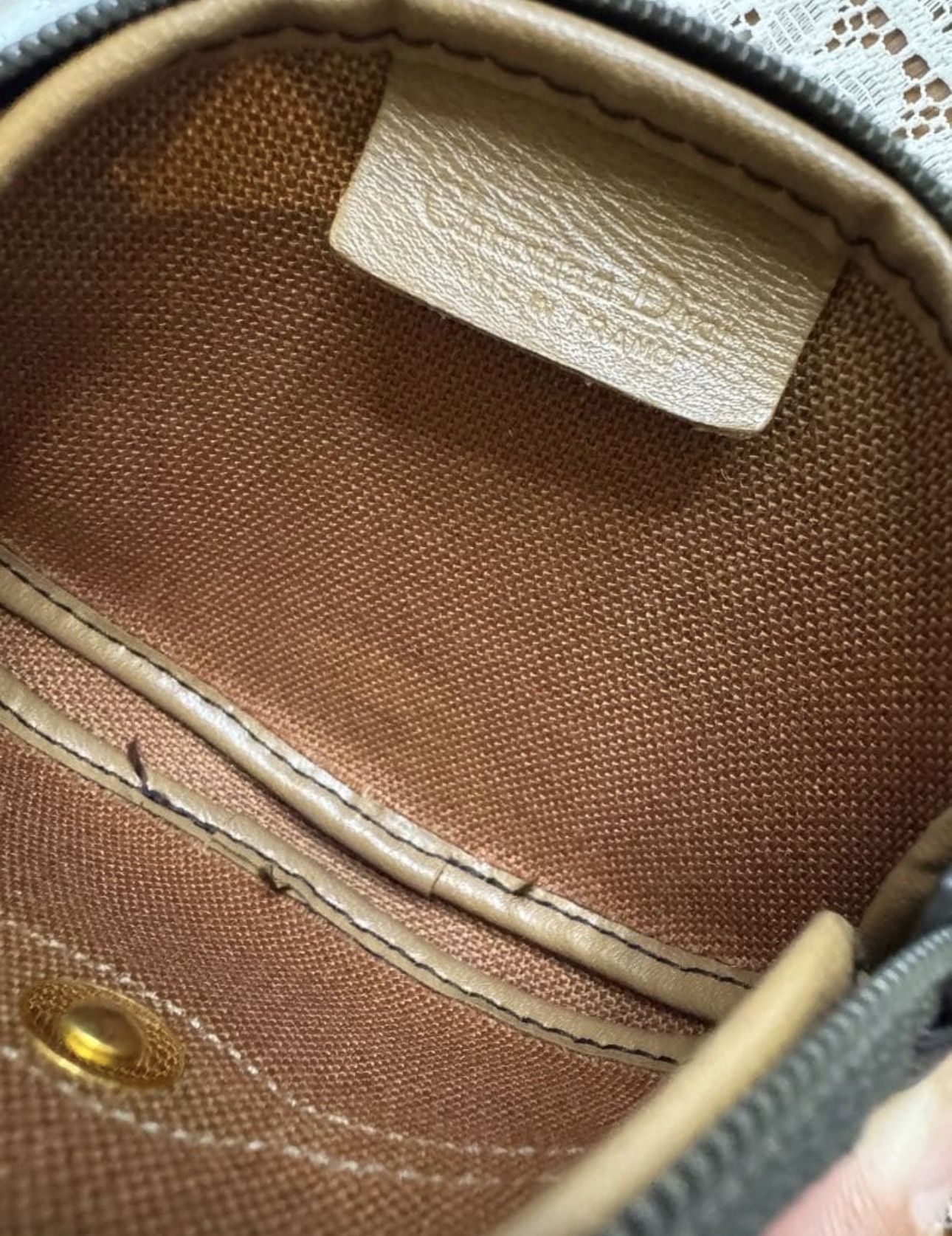 Christian Dior Honeycomb Coin Purse