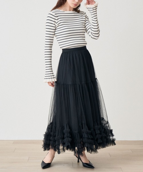 <JP> 超限量！薄紗 Ruffles 蓬蓬裙* 4色入 <預購>