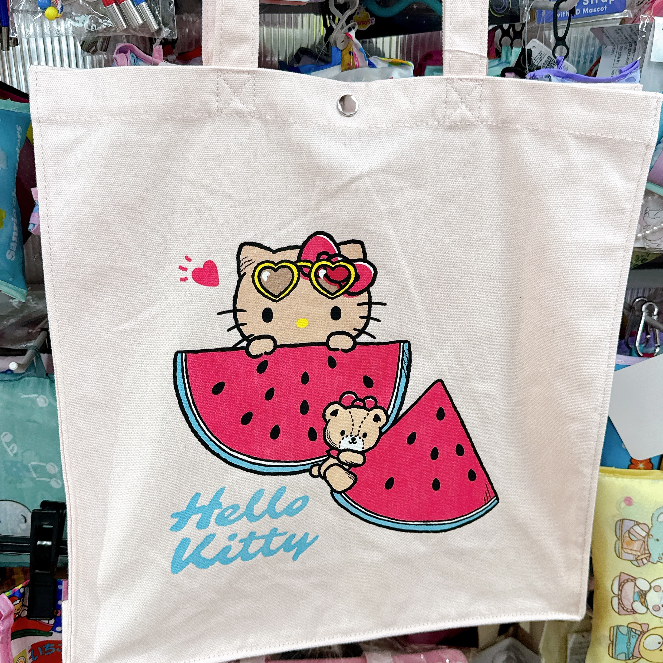 日本直送日本版kitty可上膊帆布袋