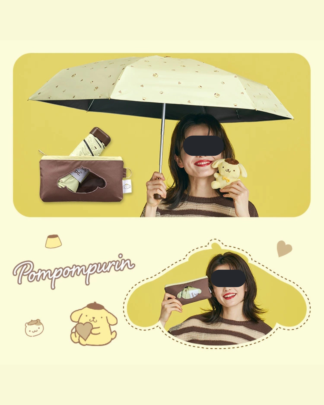 預購 / 代購【 2026SS 日本直送 Wpc. x Sanrio Characters 角色造型 晴雨 兩用 摺疊傘｜可愛粉絲必備！UV protection umbrella 】