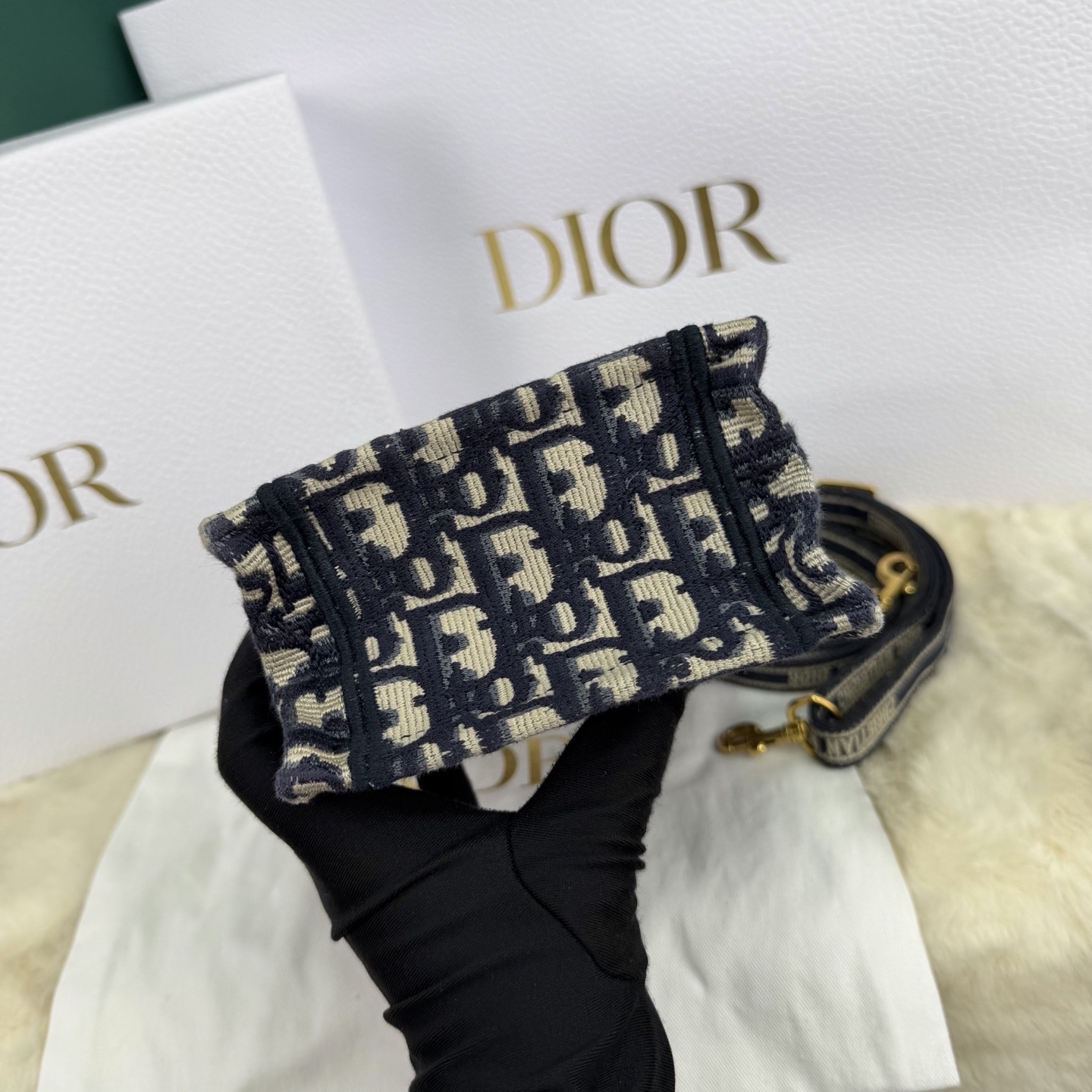 【預訂貨品】DIOR刺繡老花琴譜包