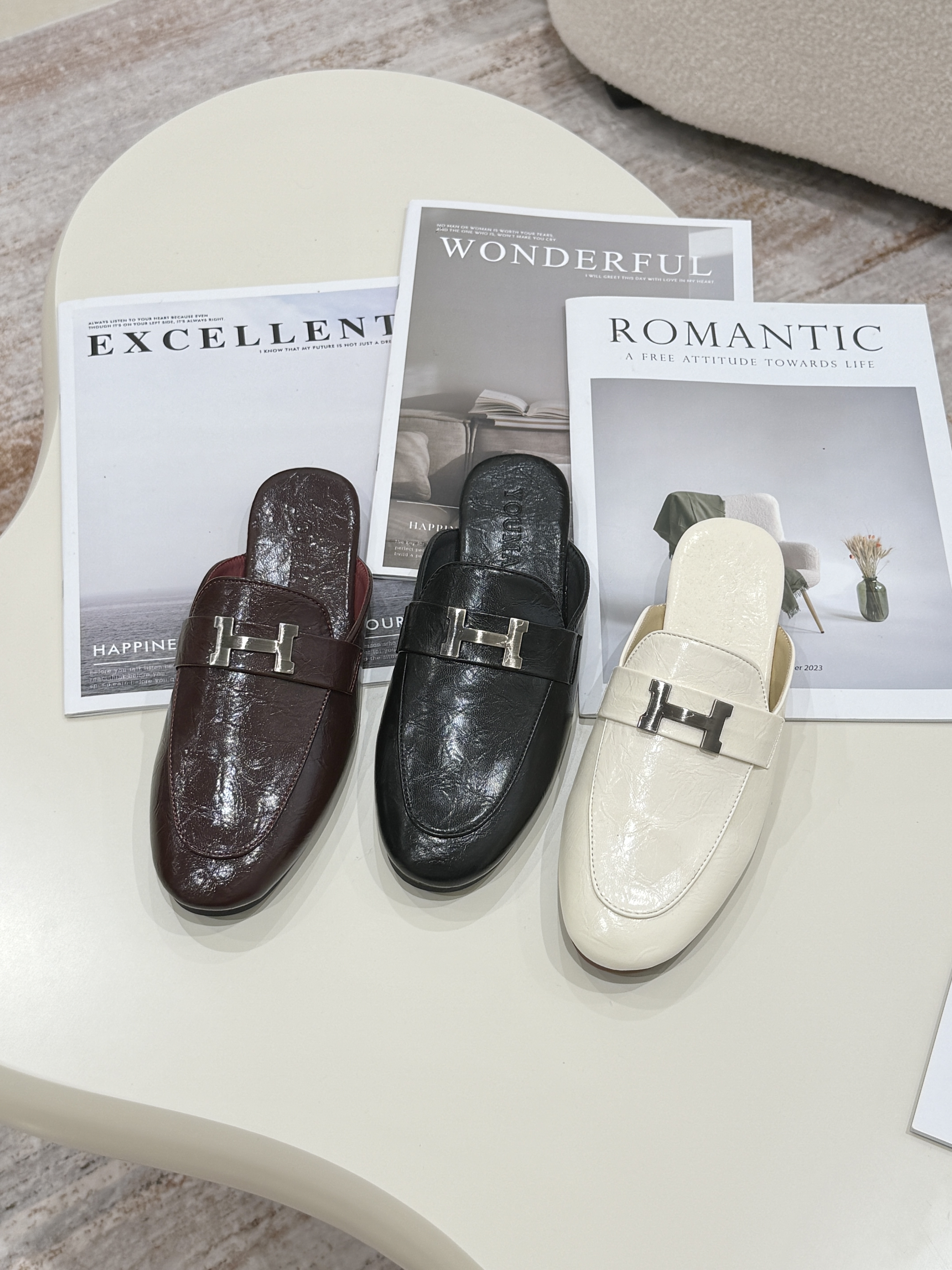 TA78 英伦风H字半包鞋