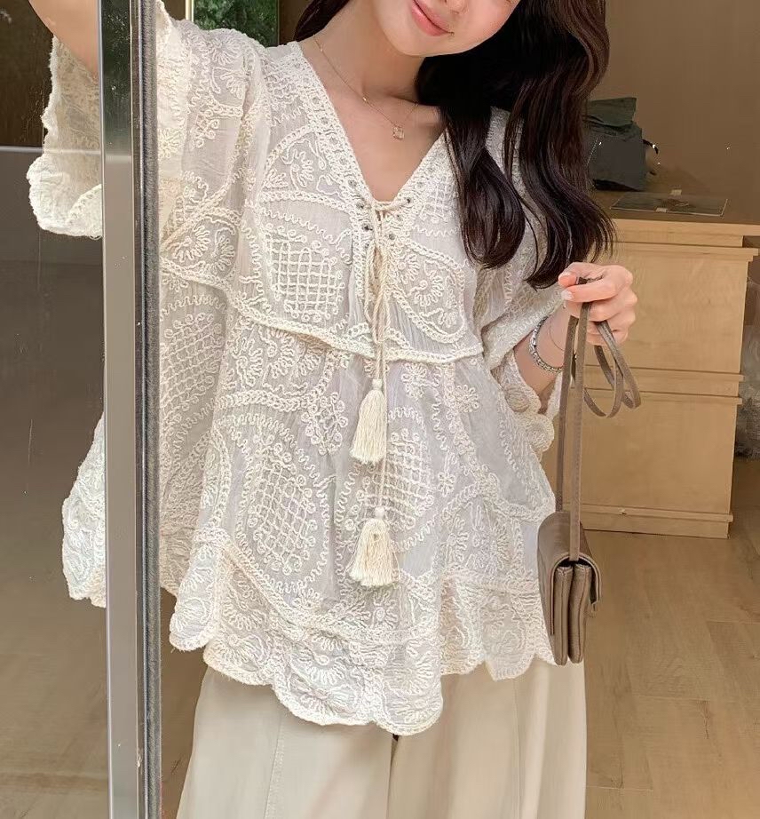 波浪邊娃娃cut Top