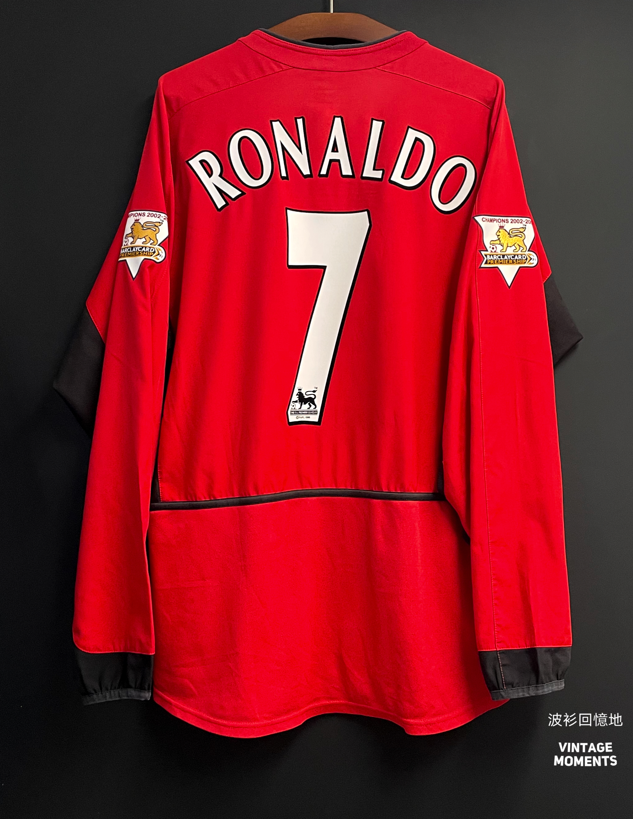 曼聯03/04主場長袖 C朗拿度 MANCHESTER UNITED LONG SLEEVE RONALDO