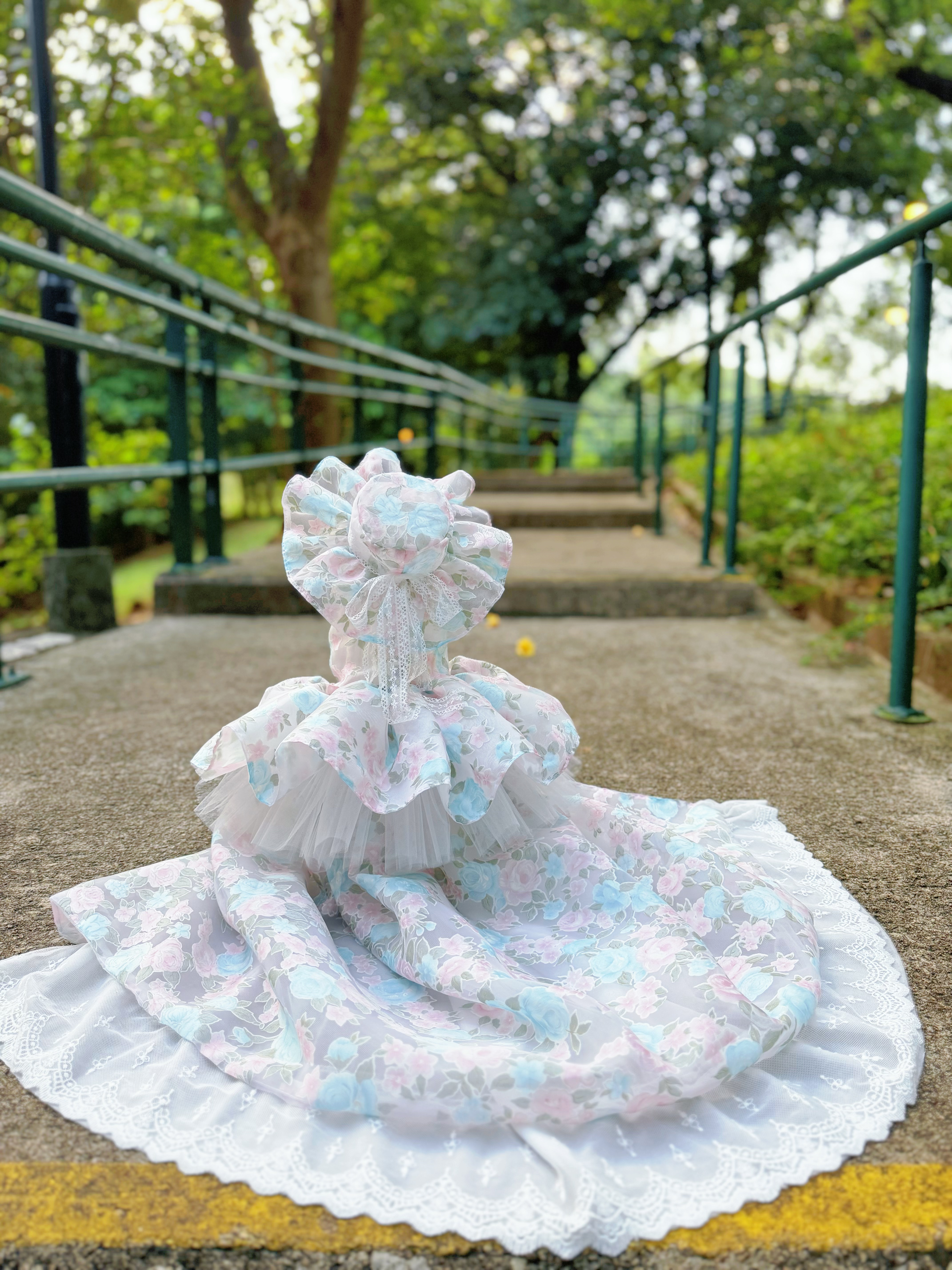 原創設計 夏日裏的薔薇 小禮服