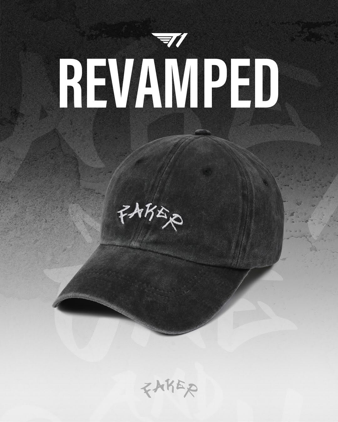  [ 韓國電競  ] T1 Together As One Ball Cap｜T1 Faker cap 複刻