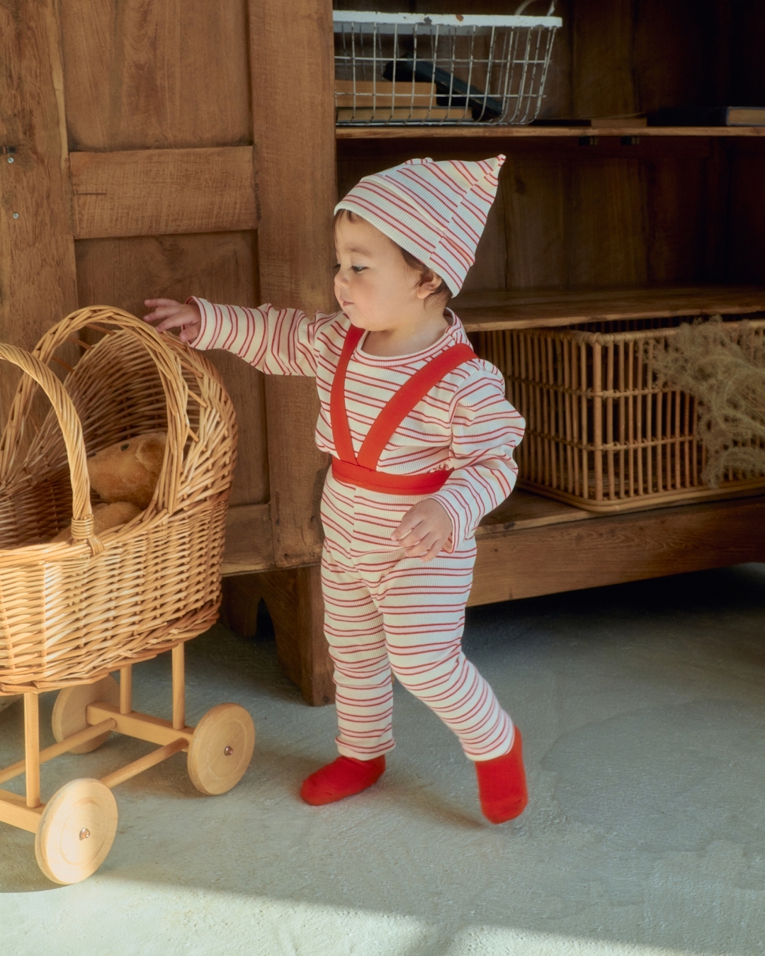 🇰🇷Oottbebe suspender leggings