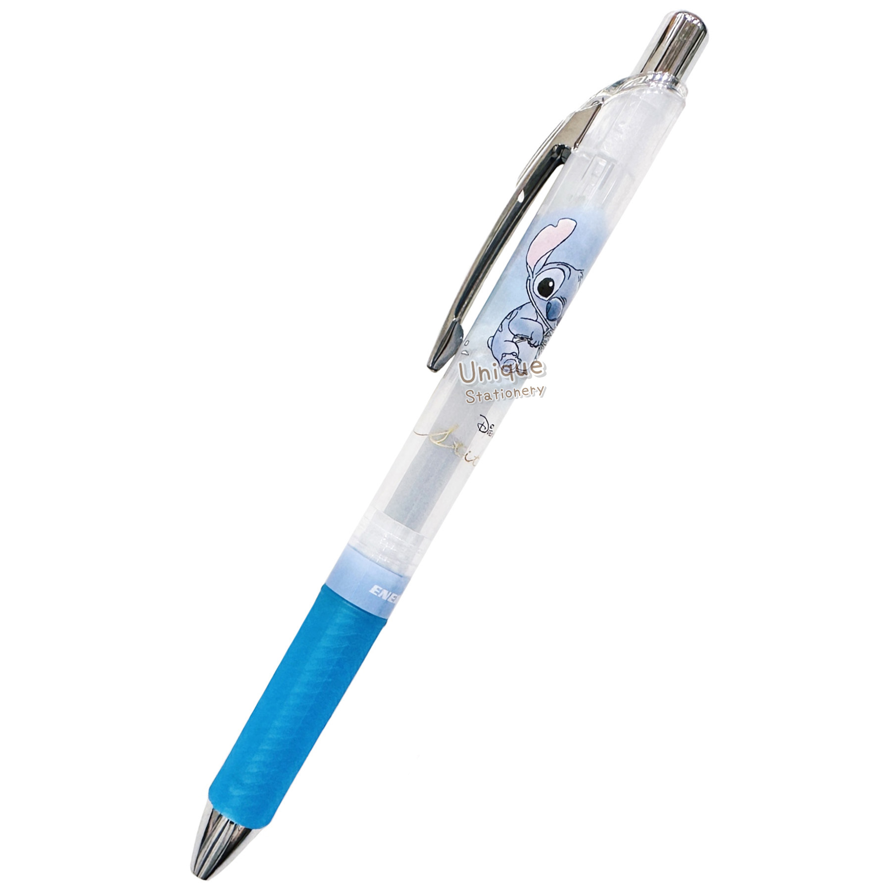 現貨｜Disney Stitch 史迪仔 日本製 Pentel EnerGel 0.5mm 黑色 啫喱筆 CR137872