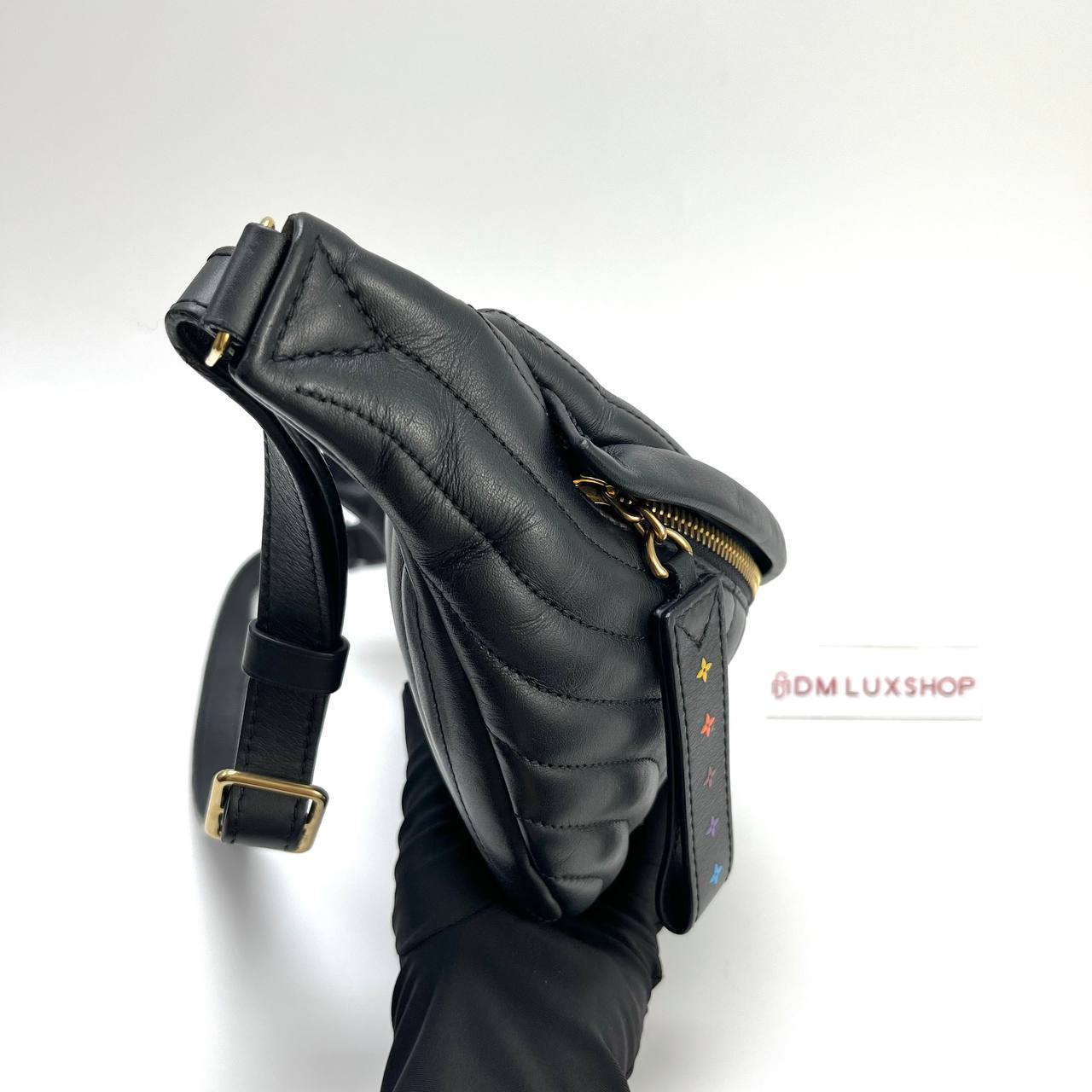 LV Black New Wave Bumbag