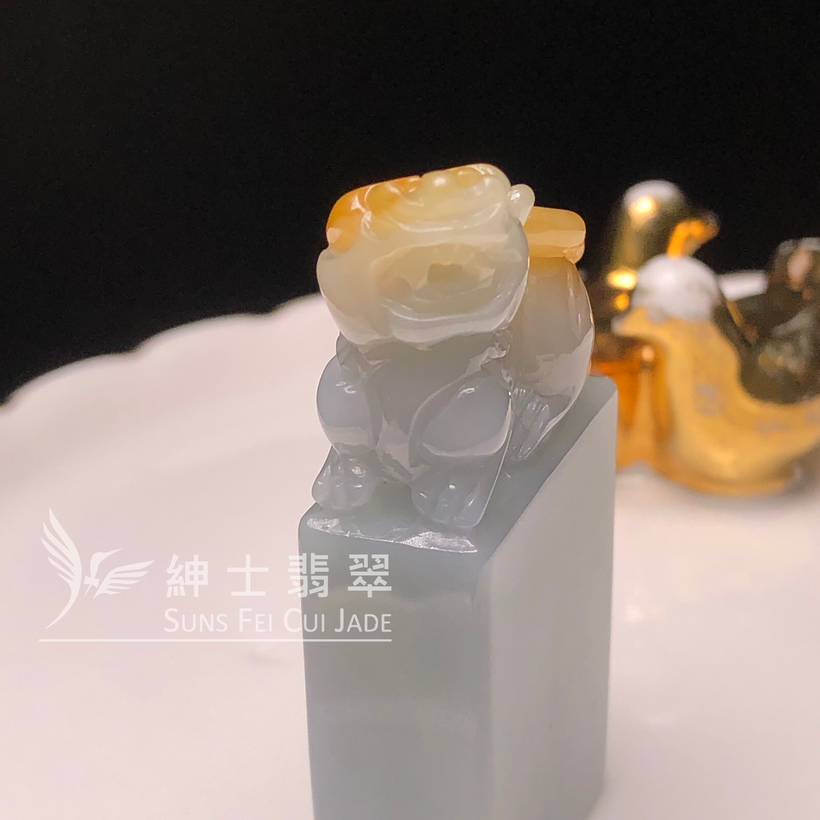 YK00873 翡色貔貅印