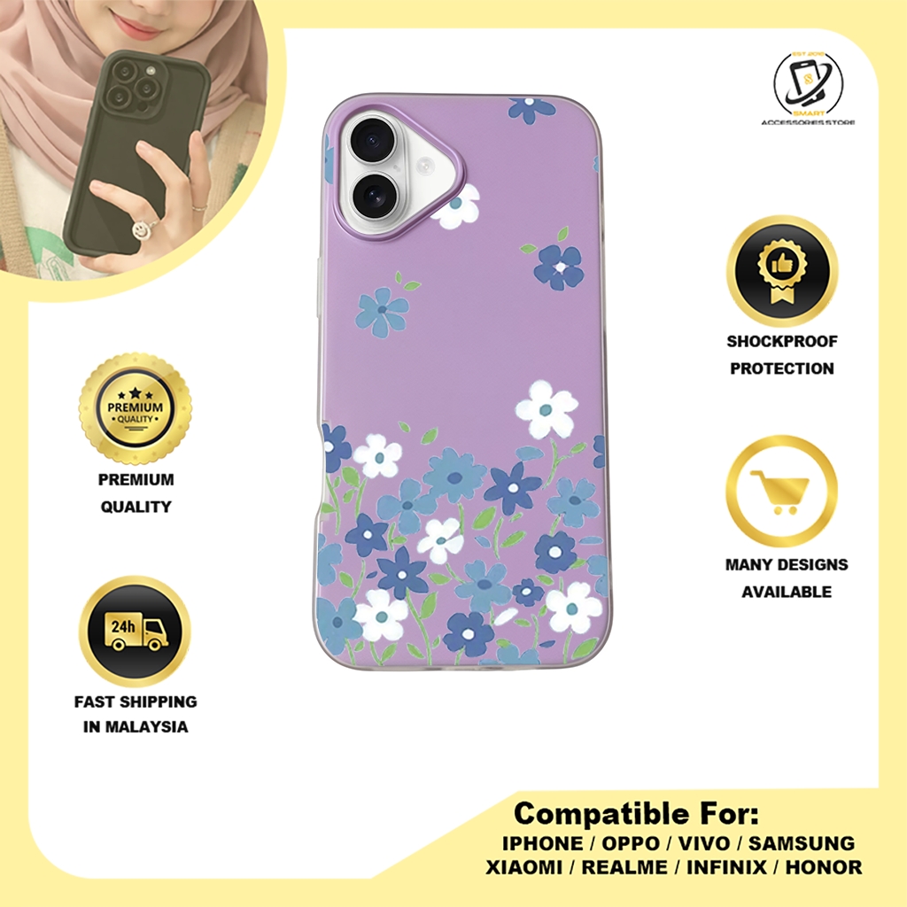 JELLY CASE PHONE FOR IPHONE - DESIGN FLOWER C