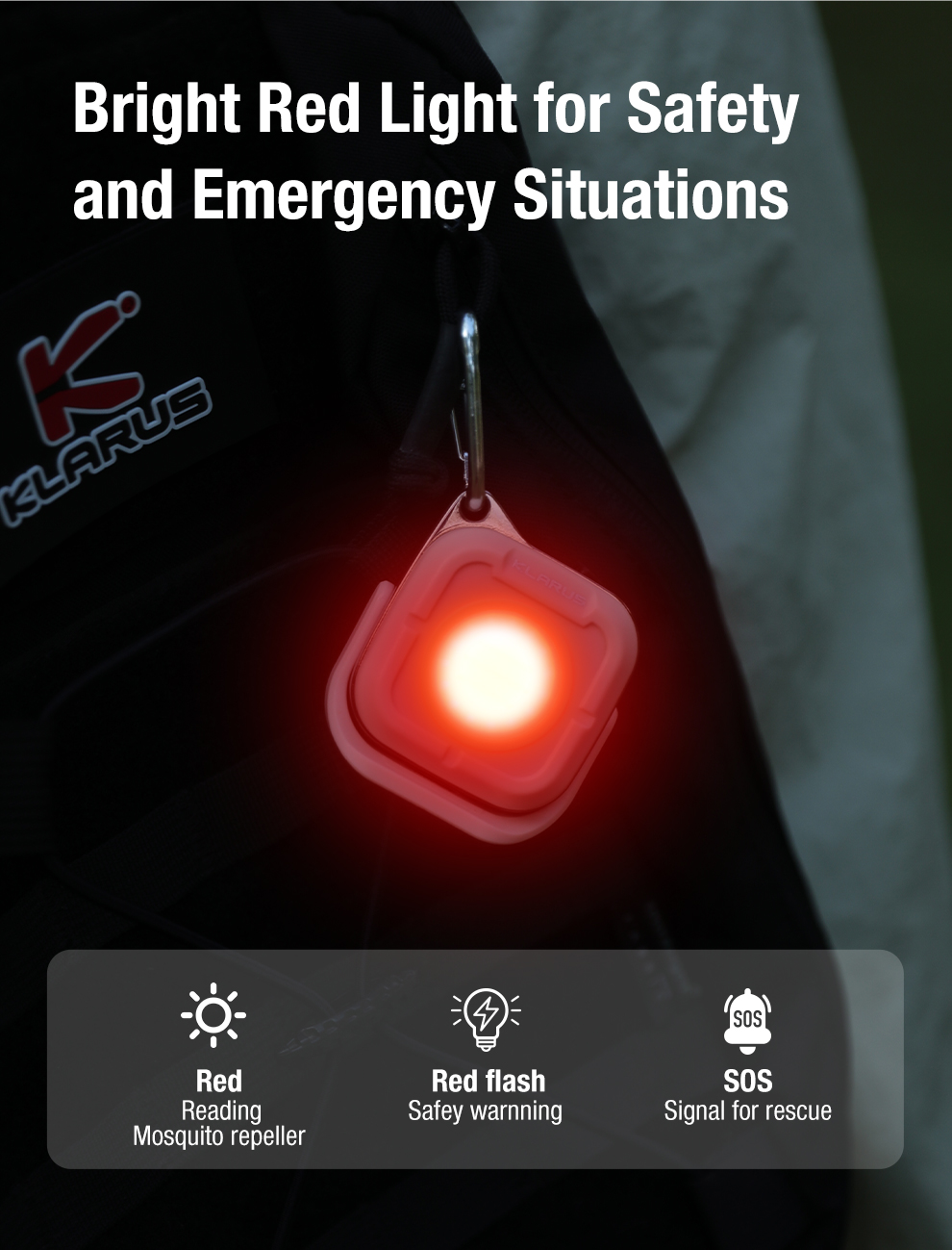 Klarus CL5 高亮度微型泛光燈