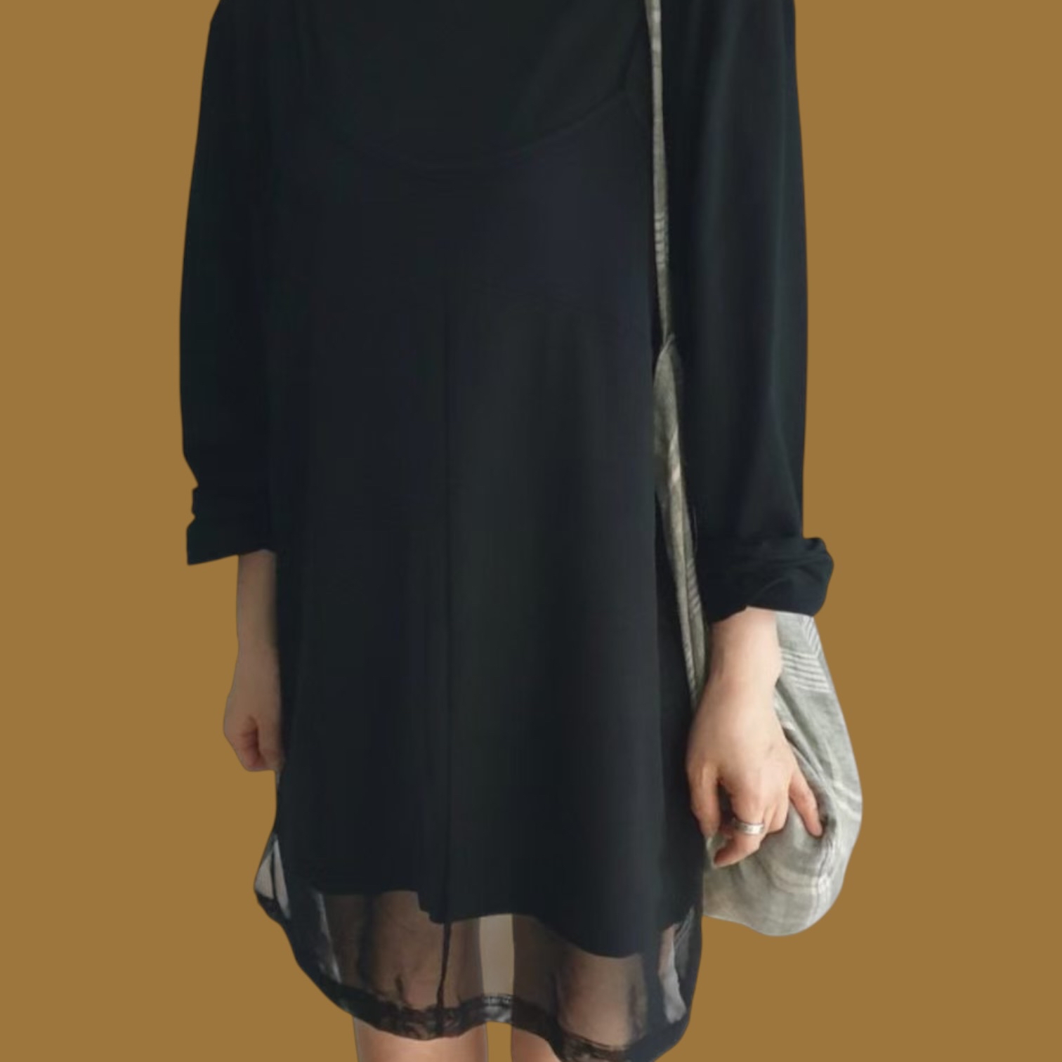 221517 雪紡吊帶tee