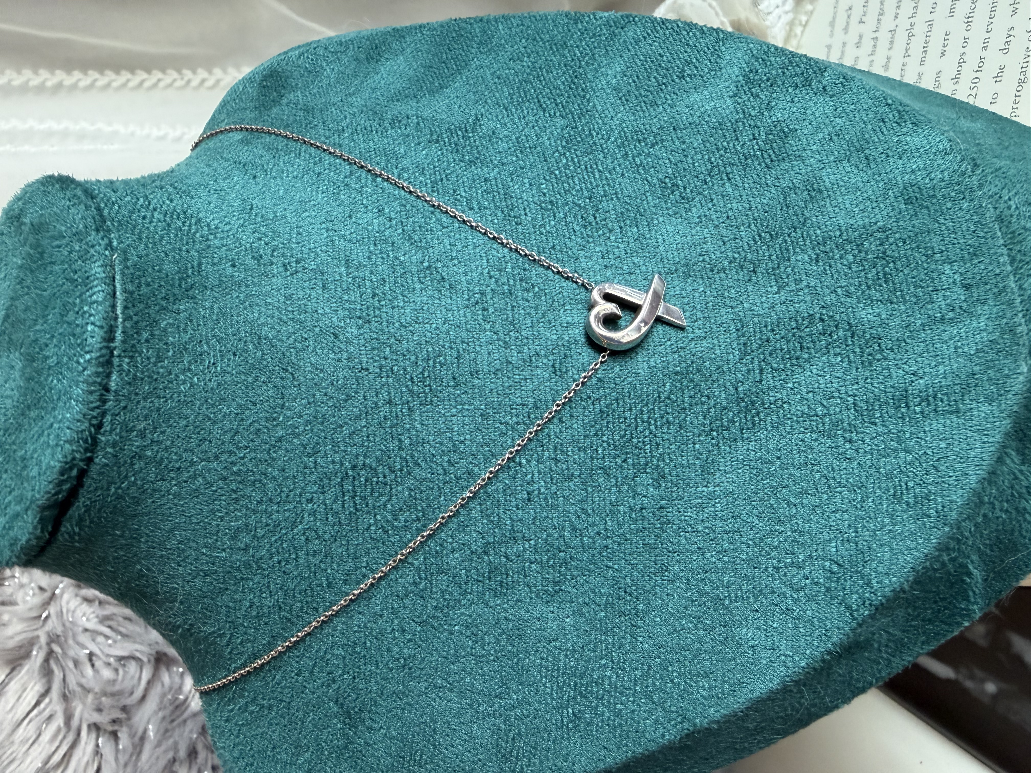 Paloma Picasso Loving Heart silver 925 necklace 