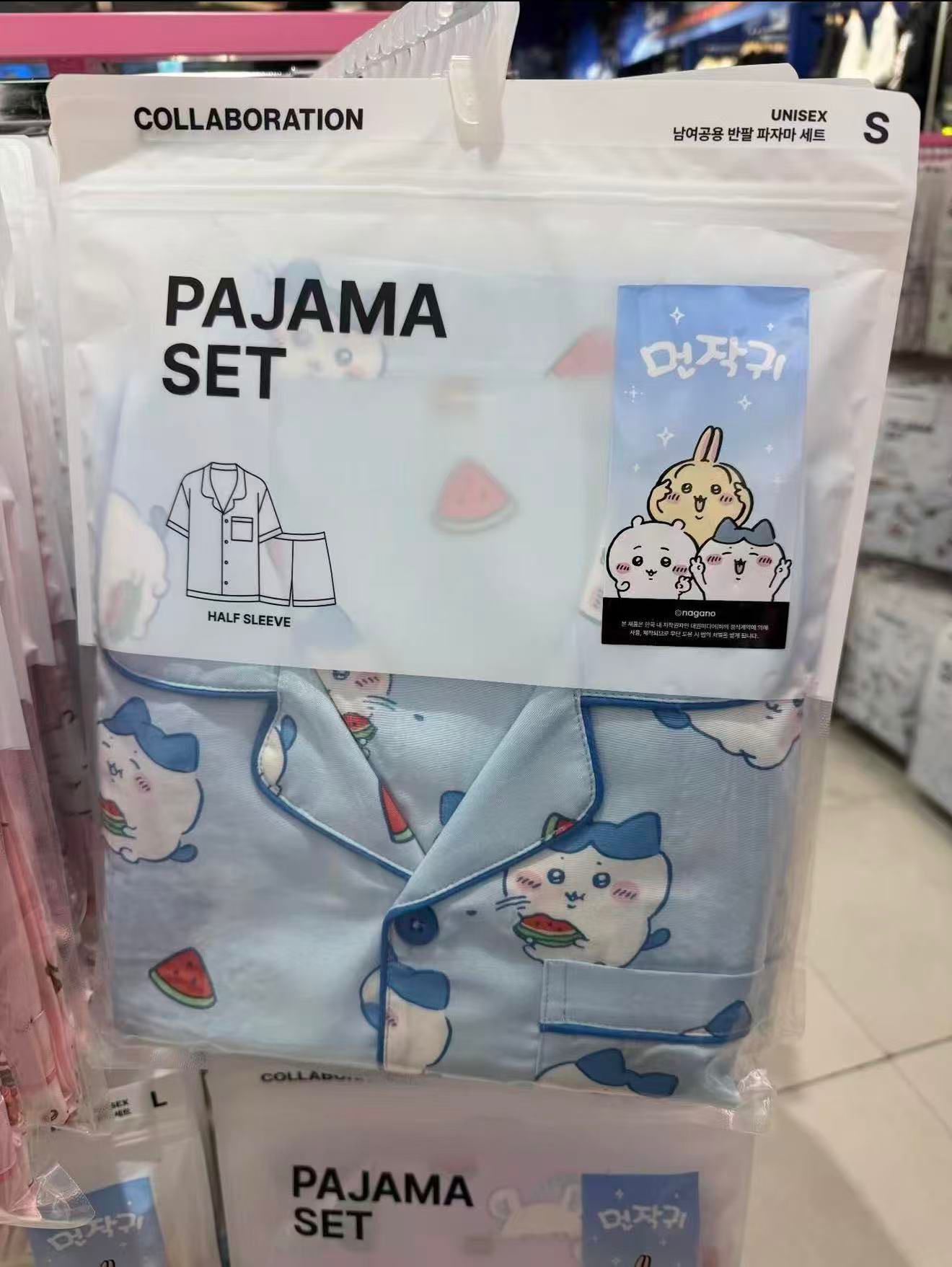 2套起各诚$ 10。🆕韓單Chiikawa短袖家居服