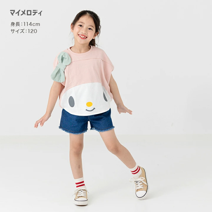 🆕【⭐訂購⭐】 🇯🇵日本直送 🌀 #Sanrio 蝙蝠袖大頭 tee🌀 [PLCA-0027] [260403]
