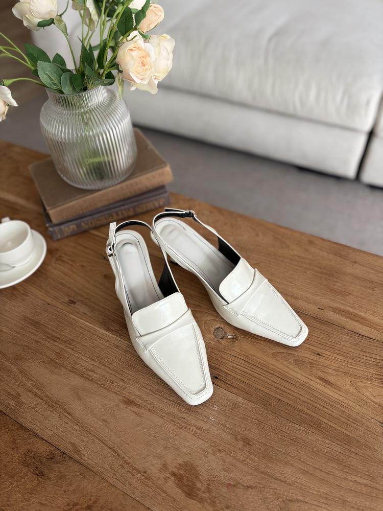 Classic Pointed Slingback Loafers (3 colors)