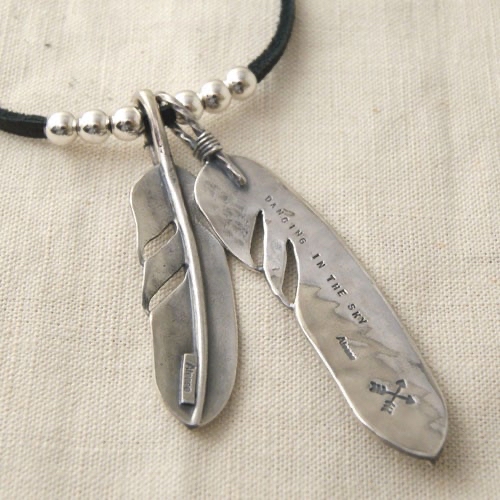 只按訂單生產~Atease FEATHER 2SET NECKLACE pre order/訂購