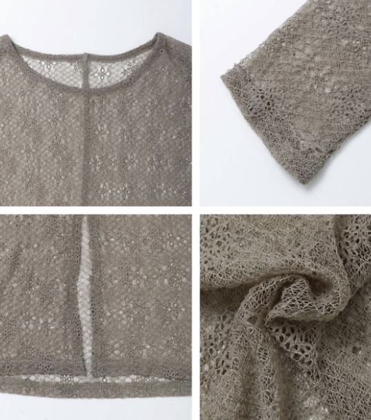 網紗內搭上衣 - 2026 流行穿搭  網紗上衣 春夏時尚穿搭 成人休閒 時尚穿搭 易於配搭 日本直送   #JP-I-260022