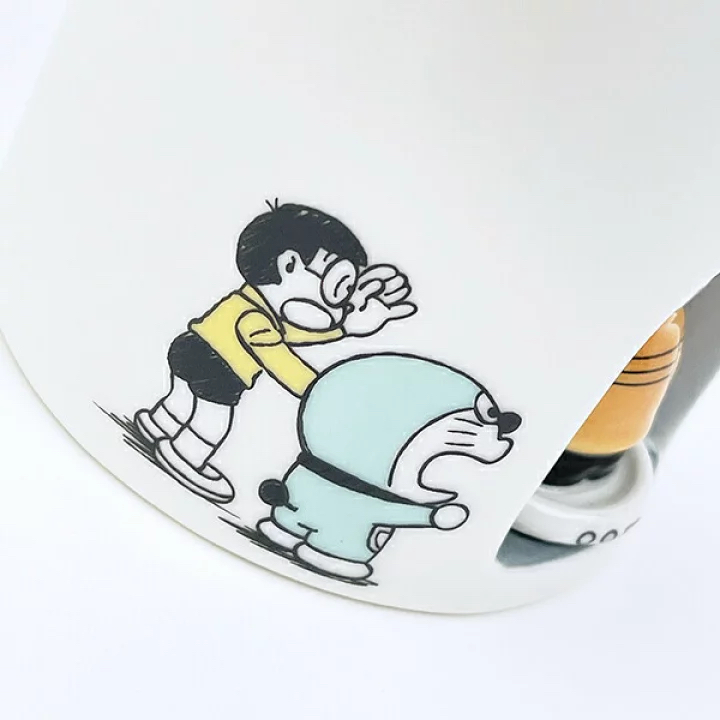 [訂購] 多啦A夢陶瓷杯 立體 水杯 靚仔版 (胖虎技安)