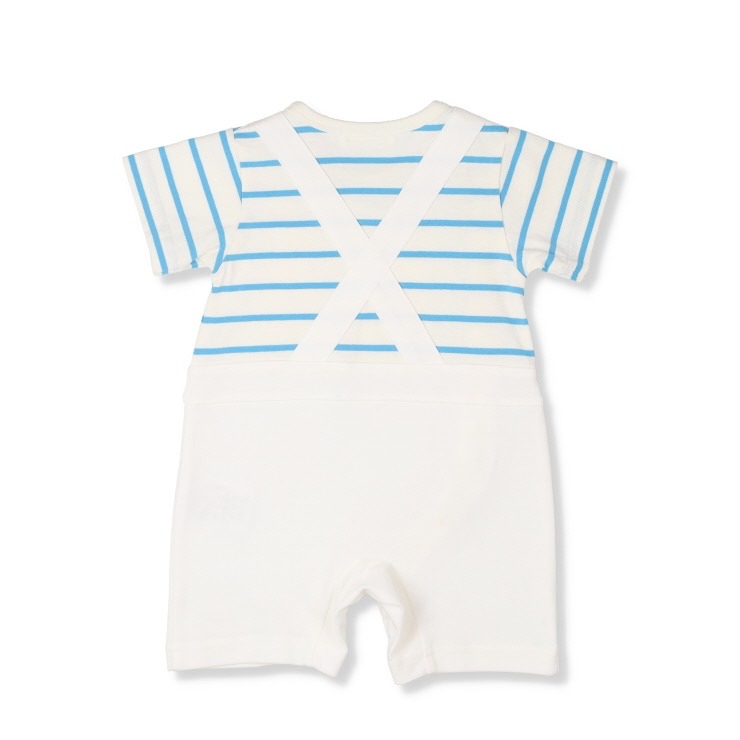 🇯🇵限量預訂 日本直送🇯🇵Polo Baby三色小馬刺繡條紋吊帶短袖連身服