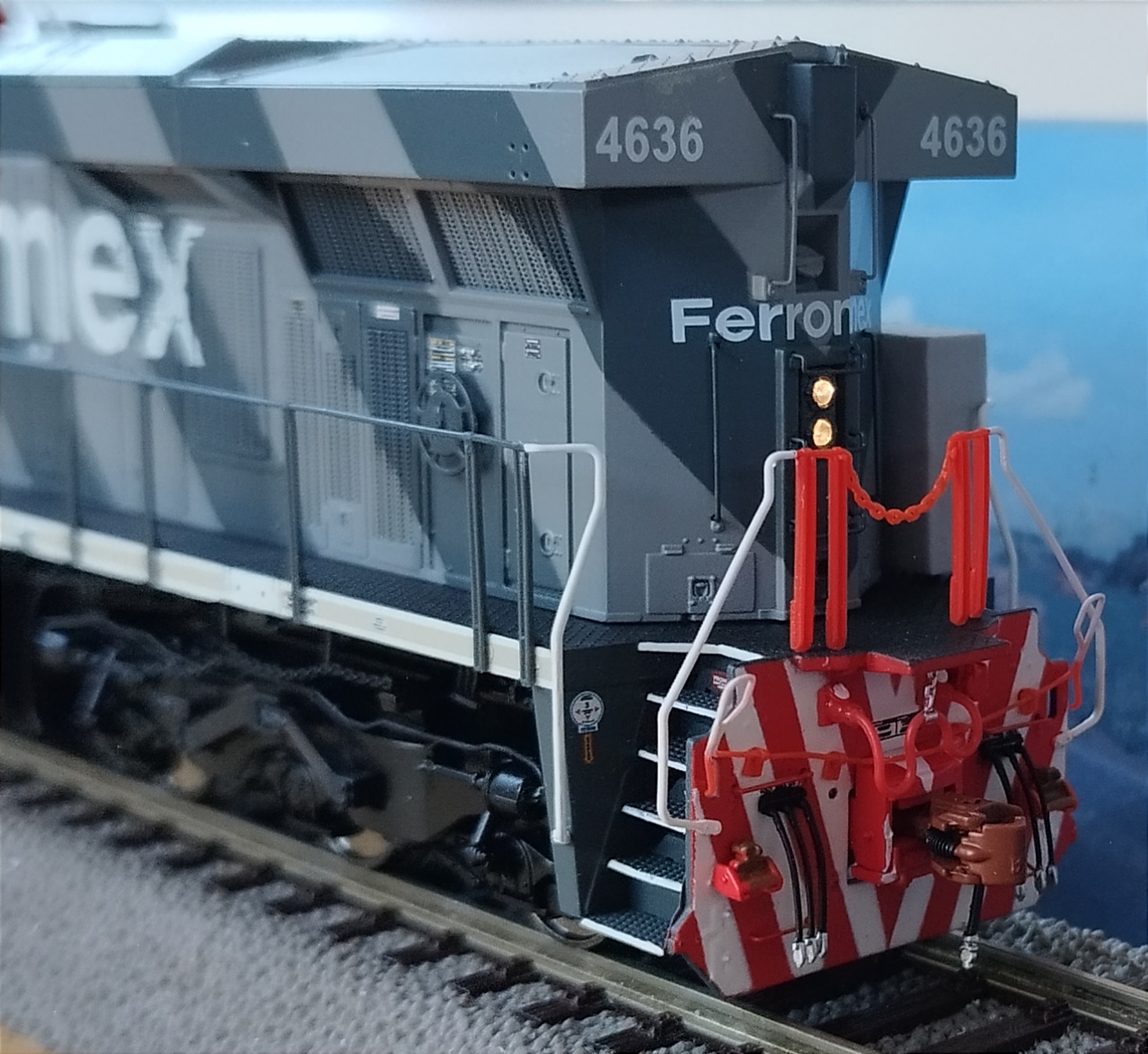 GE ES44AC, Ferromex/Zebra Scaletrains DCC Sound HO 1:87