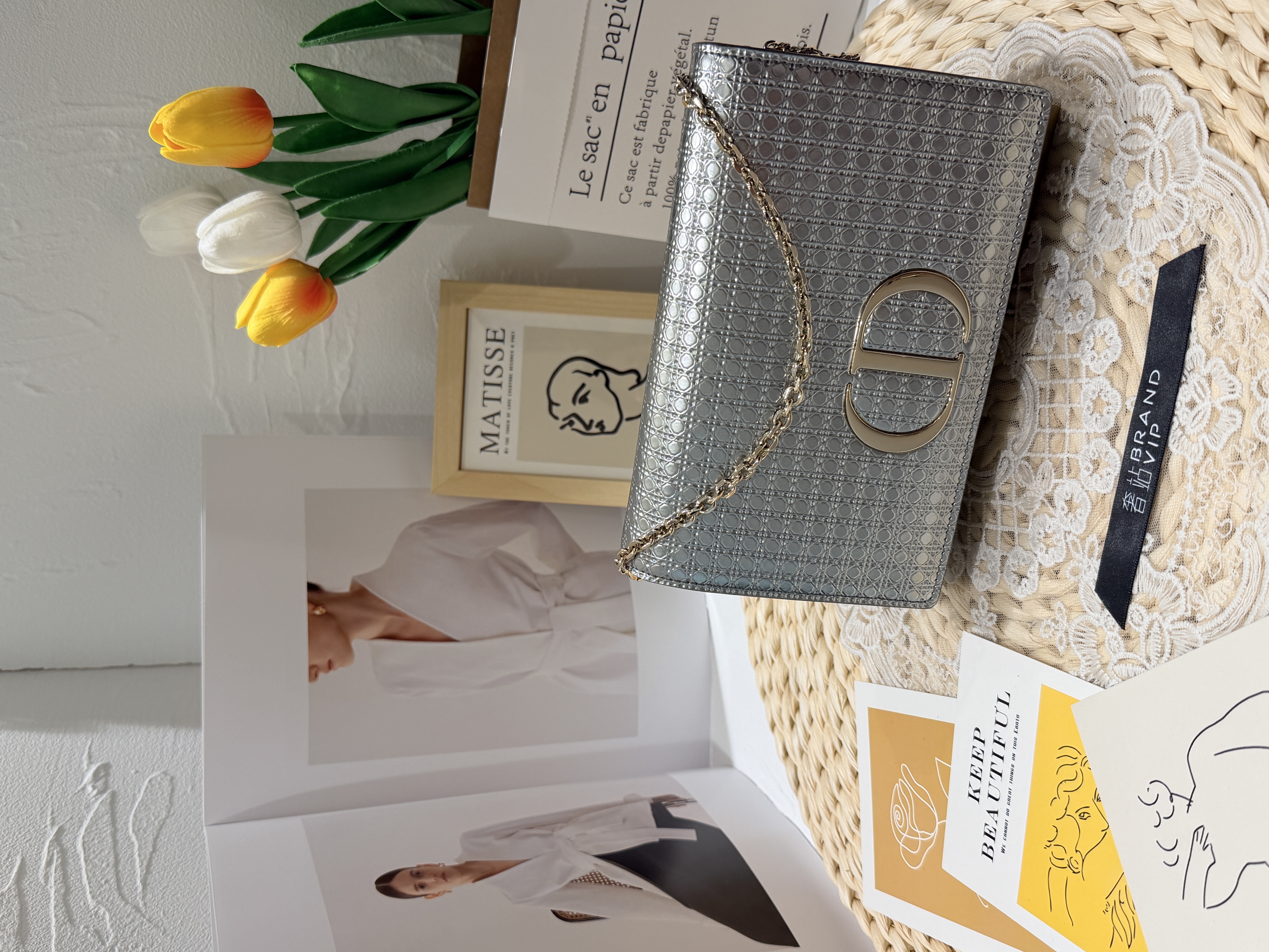 Christian Dior 30 Montaigne 2 合 1 兩用包