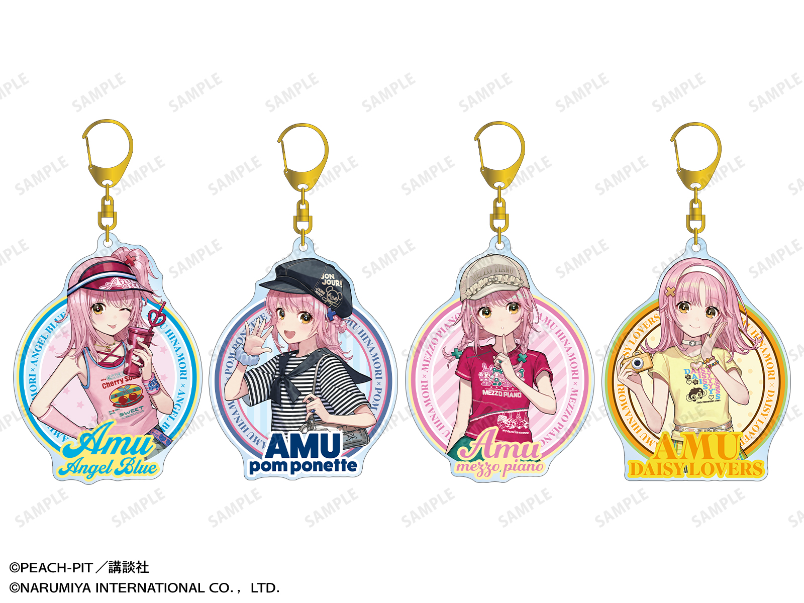 《Pre-Order》BIG Acrylic Keychain｜守護甜心Shugo Chara! X Narumiya Characters (26SC99-P)