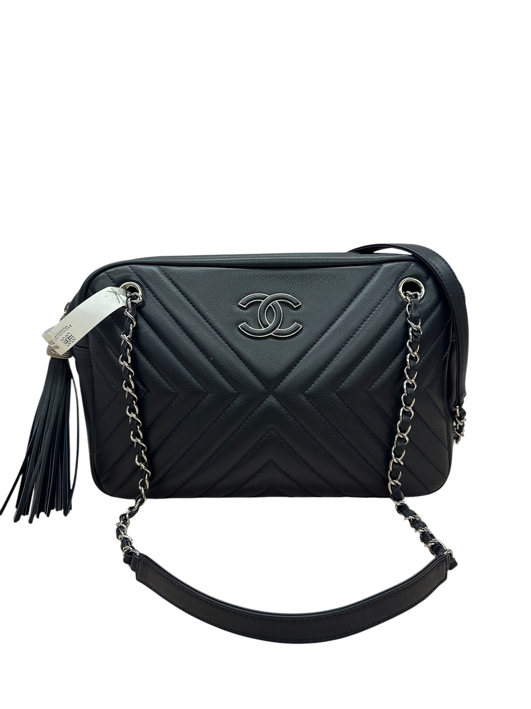 Pre-Owned CHANEL Chevron Camera Bag / Product Code: 26042605