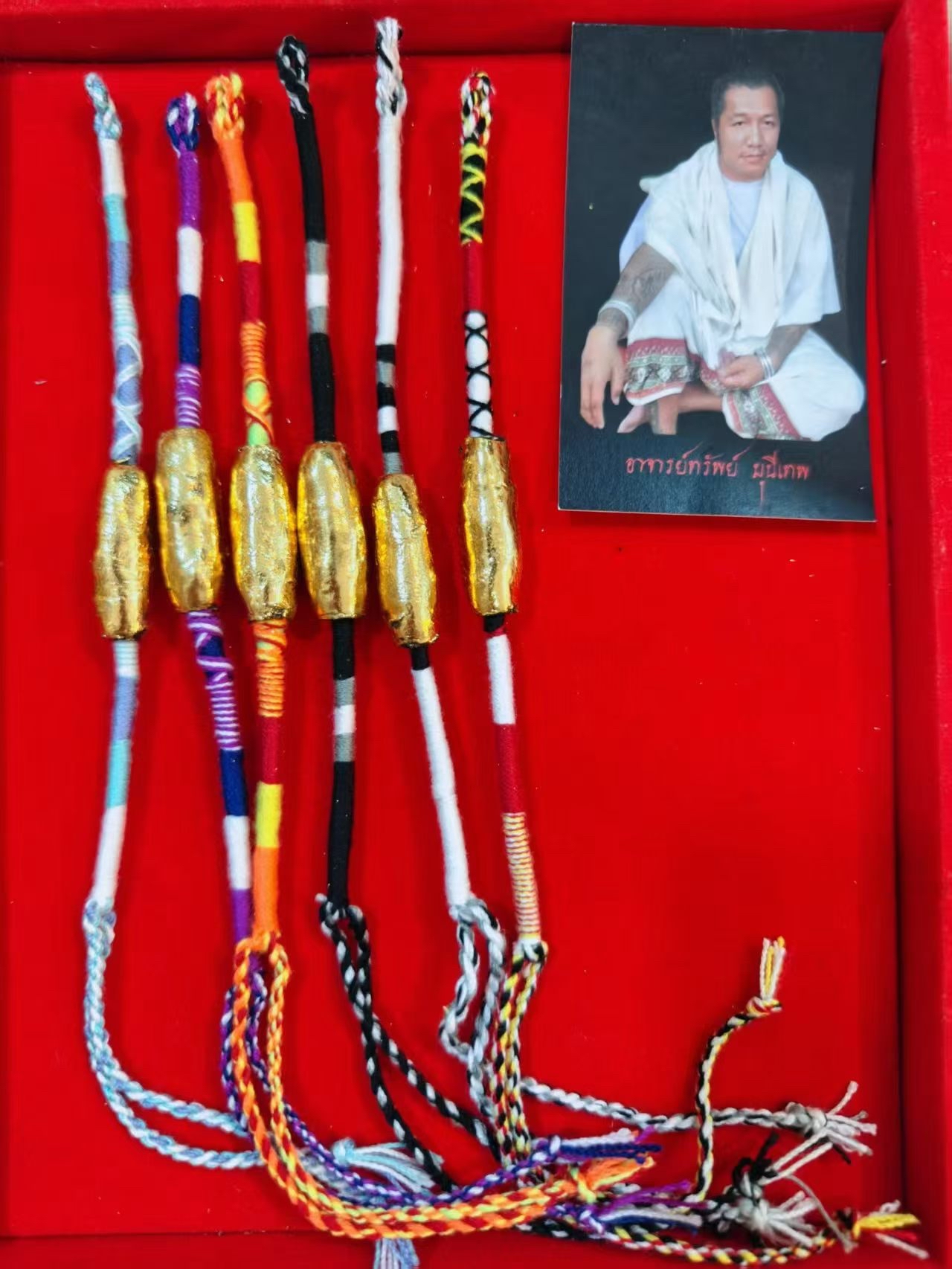 阿贊濕父母符管 (全包金箔)