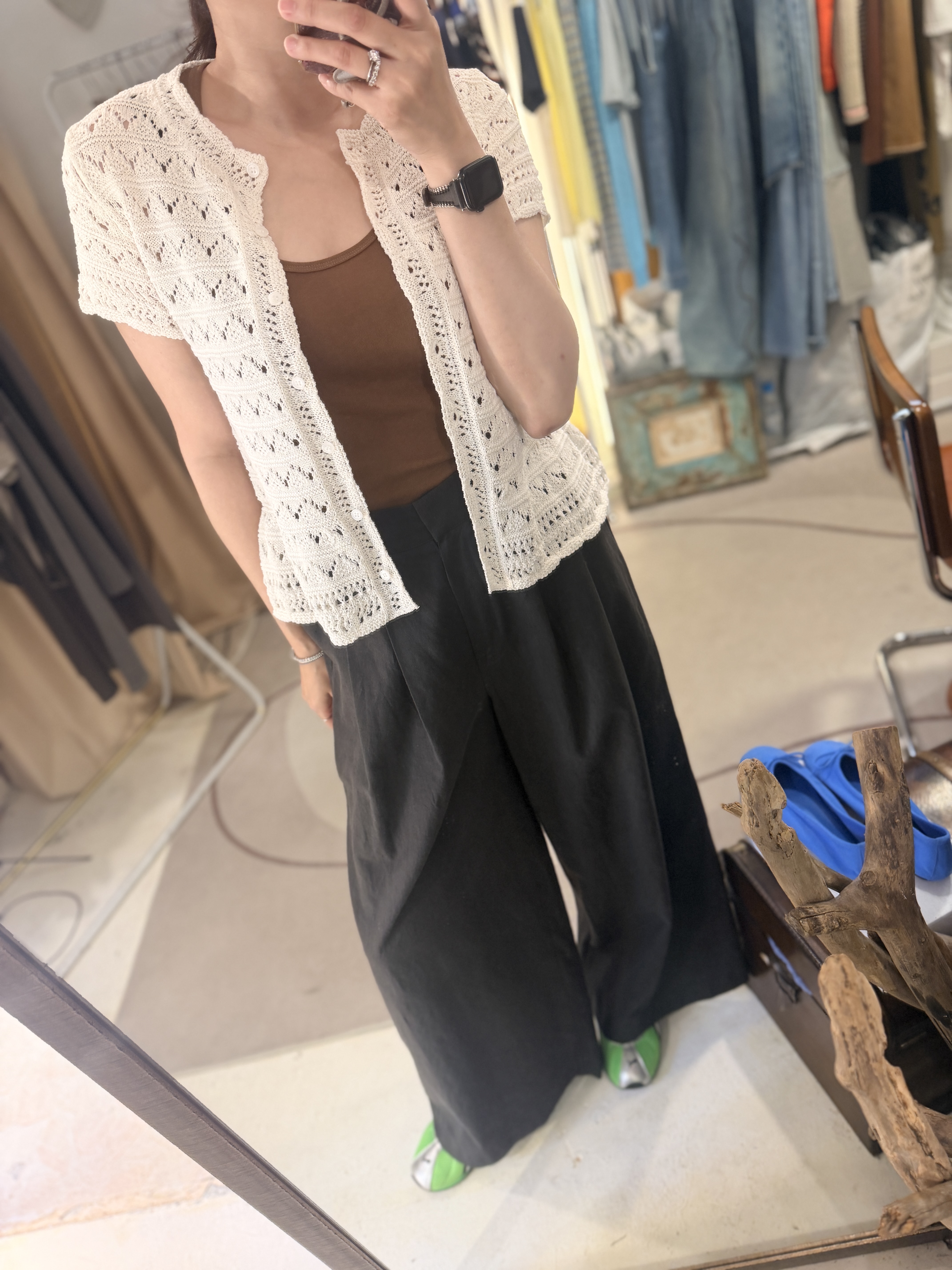 Details knit cardigan 
