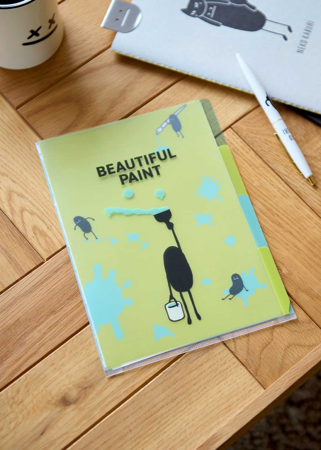 📦訂購 日本限定 graniph Beautiful Shadow A5 File 三層袋透明文件夾 