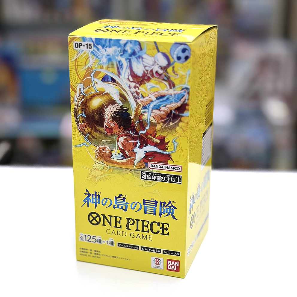 (行版) Bandai One Piece Card Game Booster Pack 海賊王 卡牌遊戲 第十五彈 神之島的冒險 [OP-15]  (原盒24包 / 原箱12盒) 