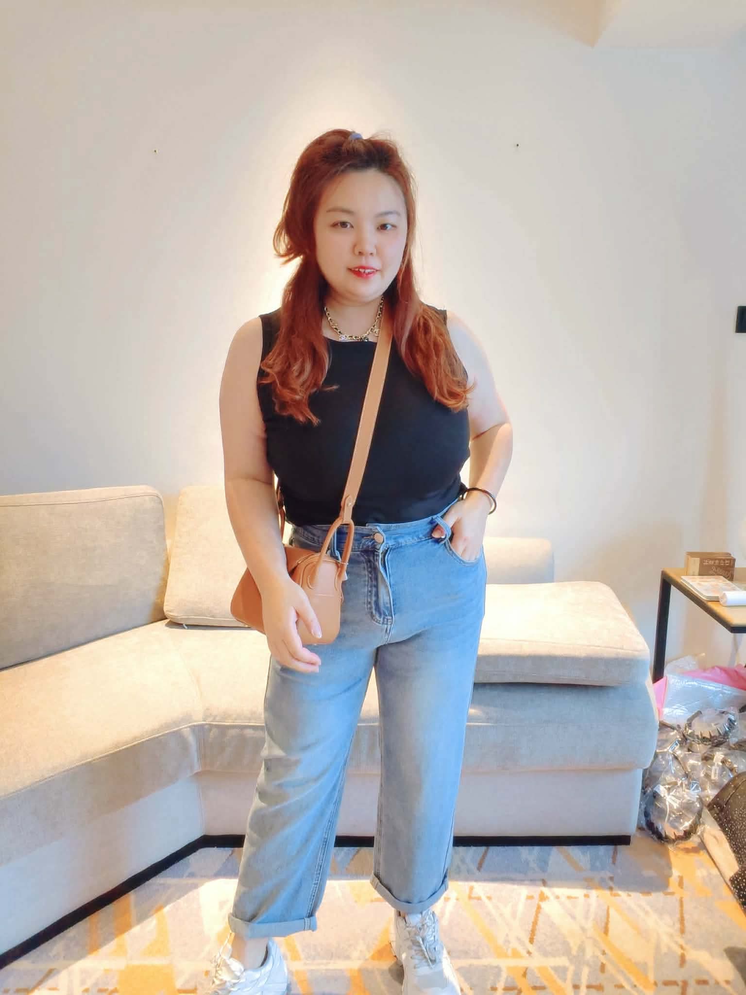 YPD03 9098 水洗牛仔卷边9分裤