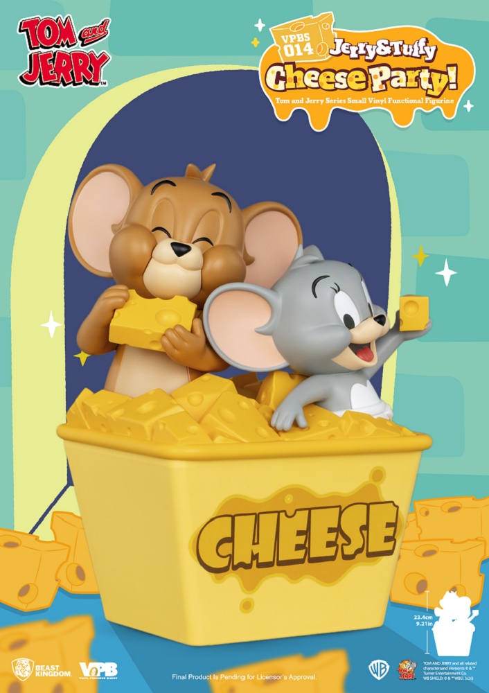 📦訂購 台灣代購 Tom and Jerry 湯姆與傑利 起司派對款 小型搪膠存錢筒 錢罌 Coin Bank