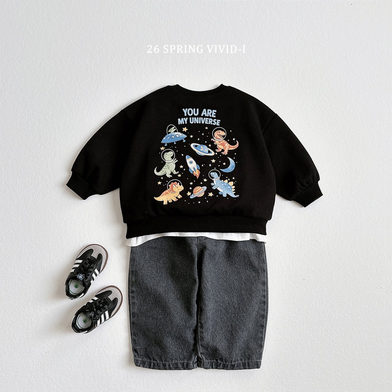 部分現貨🌸預訂 韓國直送🌸🇰🇷VIVIDI三色日常寬鬆闊腳牛仔褲