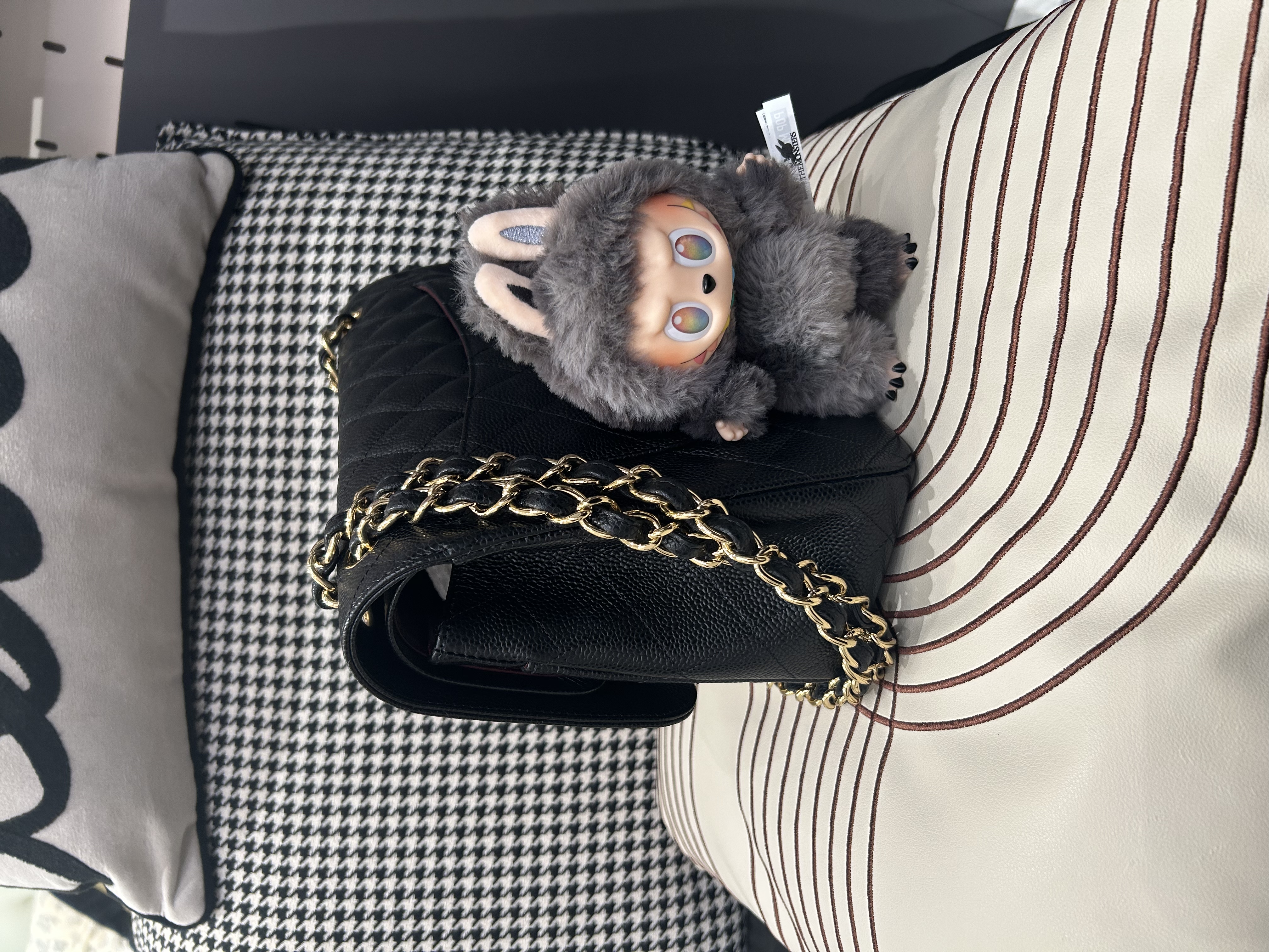 Chanel classic flap 30cm Jumbo A58600 黑色荔枝牛皮金扣 100%Authentic,95%new ✅16Card✅dust bag✅盒