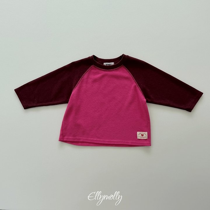 Ellymolly | Raon color raglan t