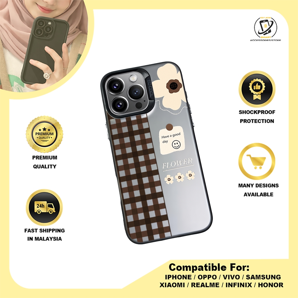 IMD CASE PHONE FOR INFINIX - DESIGN FLOWER H