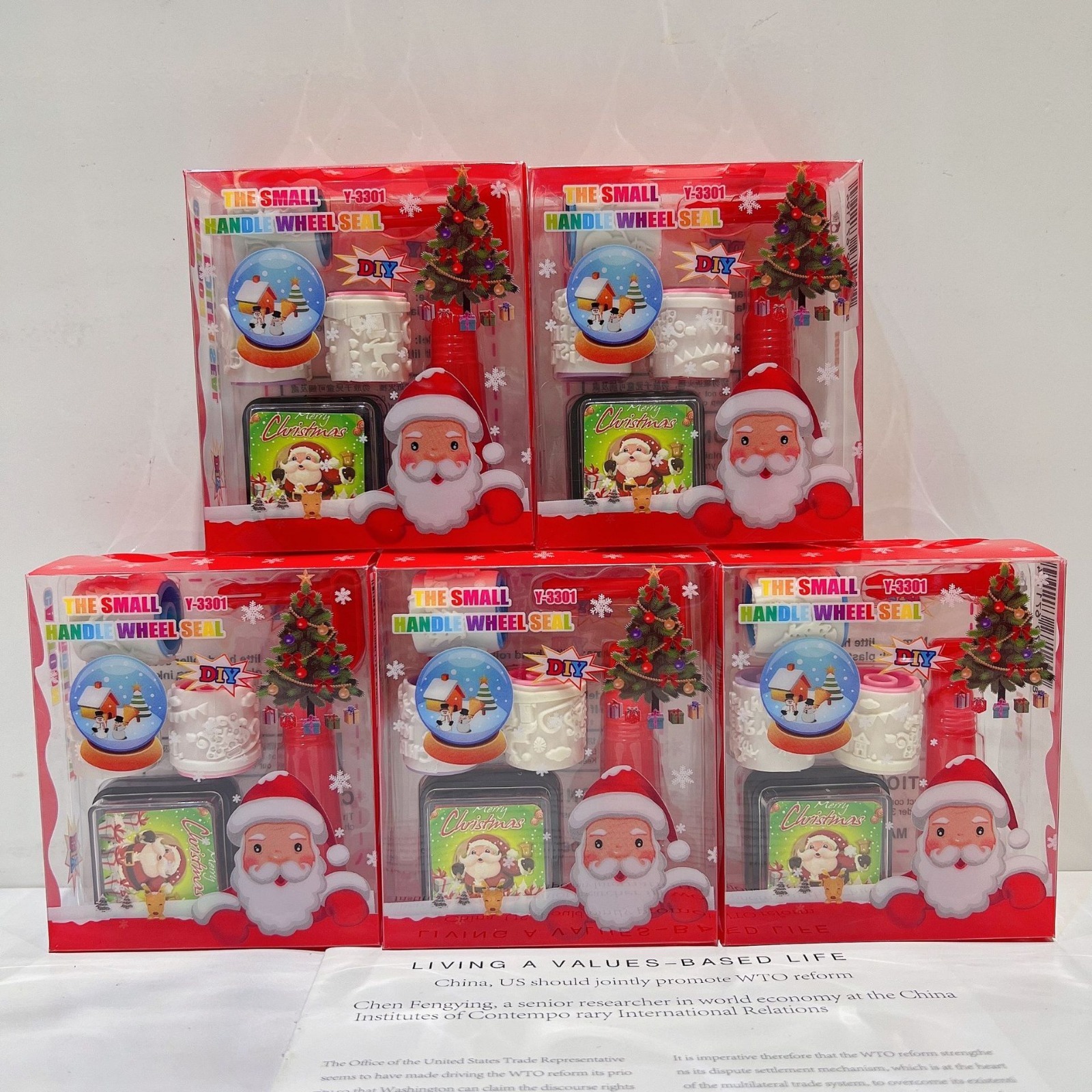 聖誕創意樂趣文具套裝 -1件- 現貨