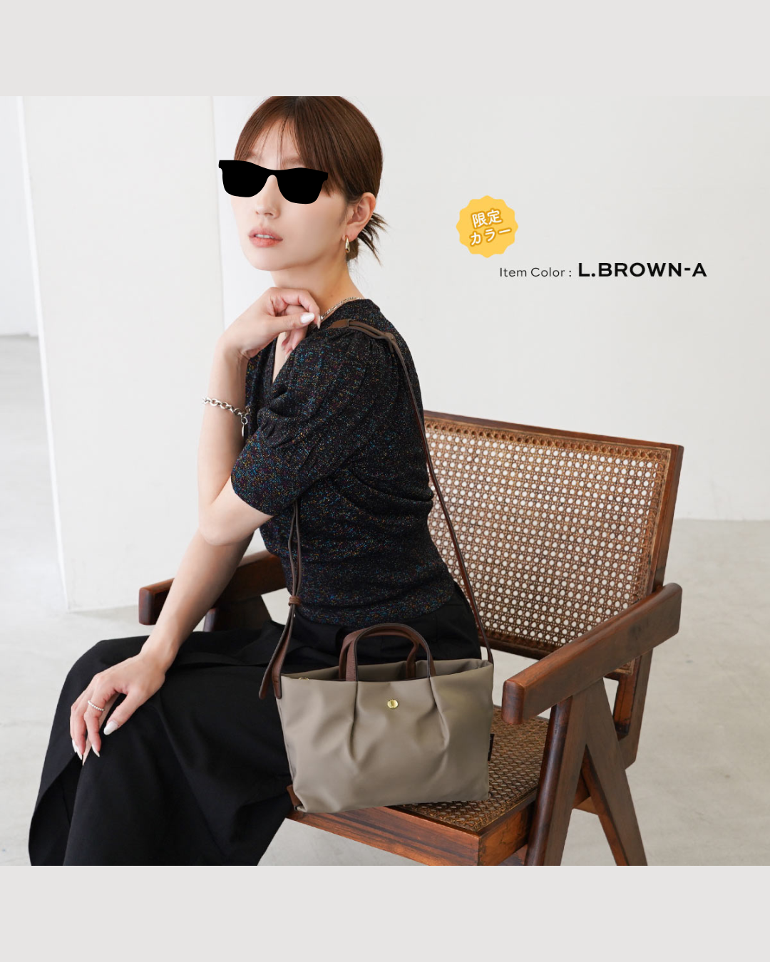 日本代購【 2026新色 日本直送 Legato Largo 撥水加工 斜孭袋 | 單肩袋 | 尼龍手袋 | burden free series water repellent mini shoulder bag 】 