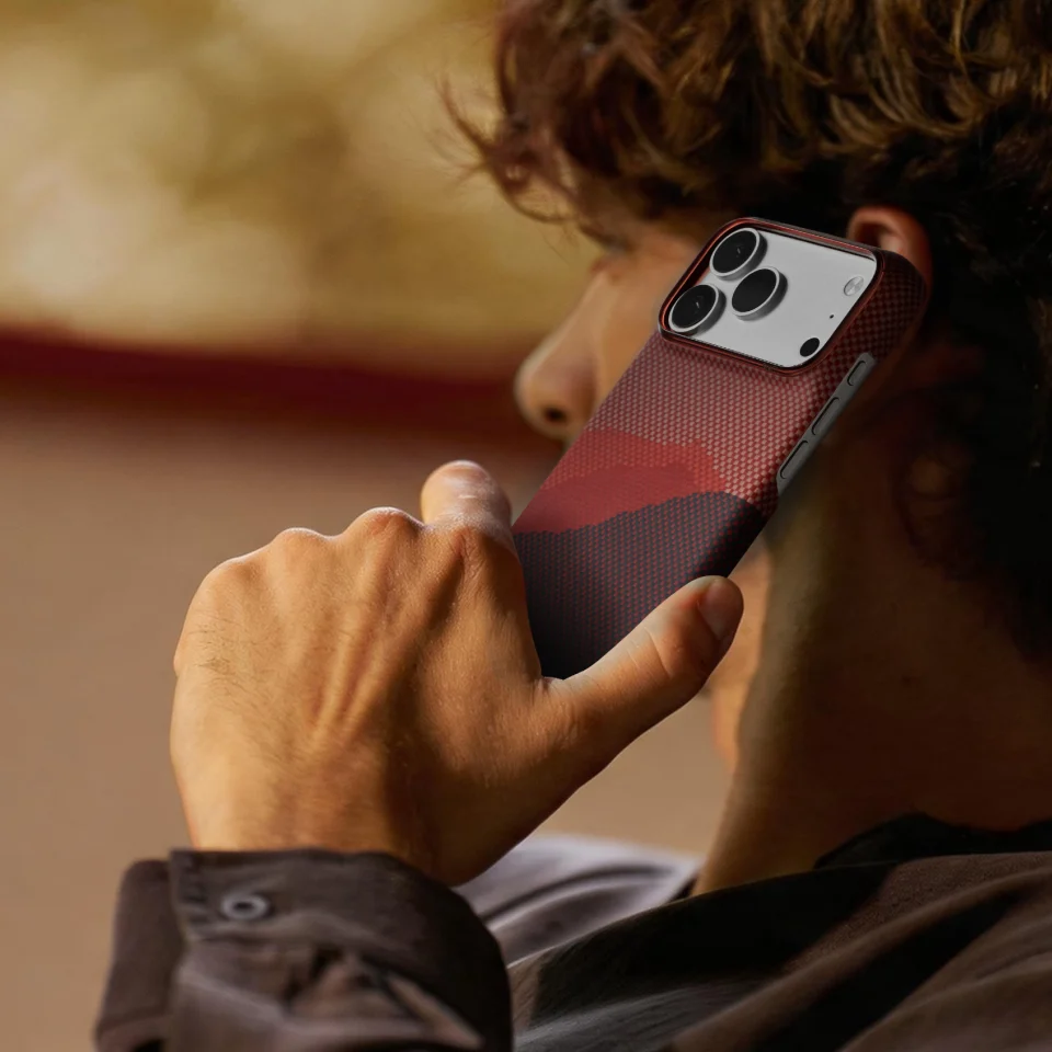 Pitaka Edge Case for iPhone 18 Series - Autumn Dusk (PitaTap™)