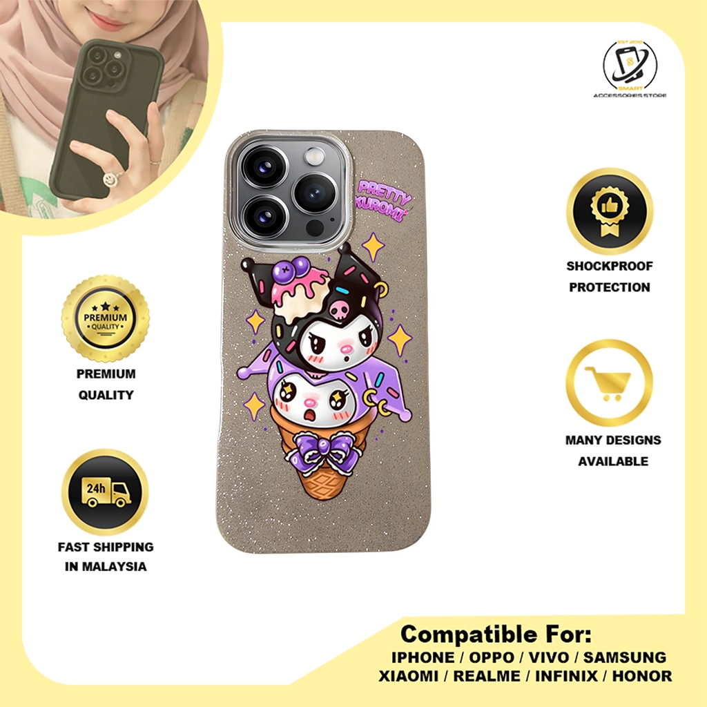 BLING CASE PHONE FOR IPHONE - DESIGN KUROMI A