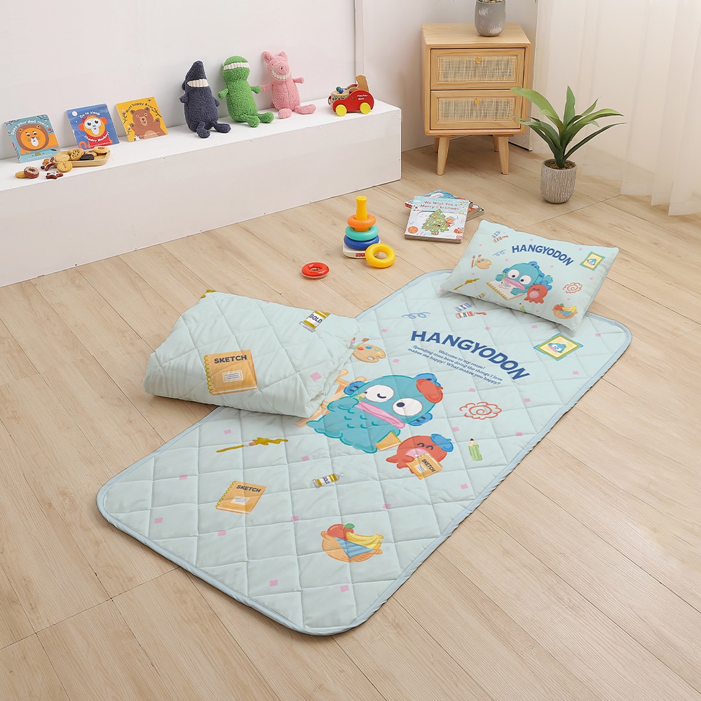 【台灣】SANRIO 兒童三合一睡墊組（水怪）