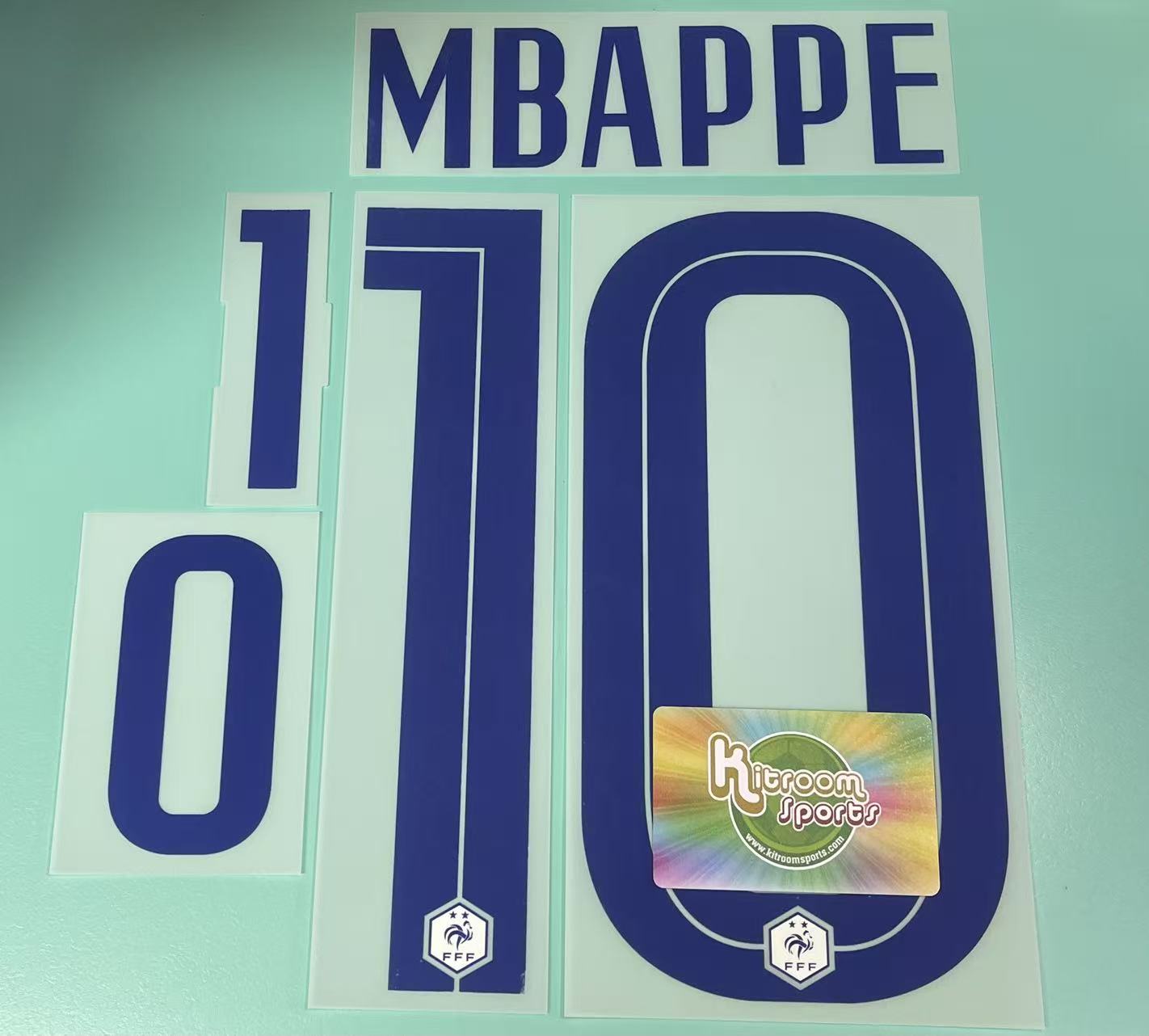 2020 France Away Nameset #10 Mbappé