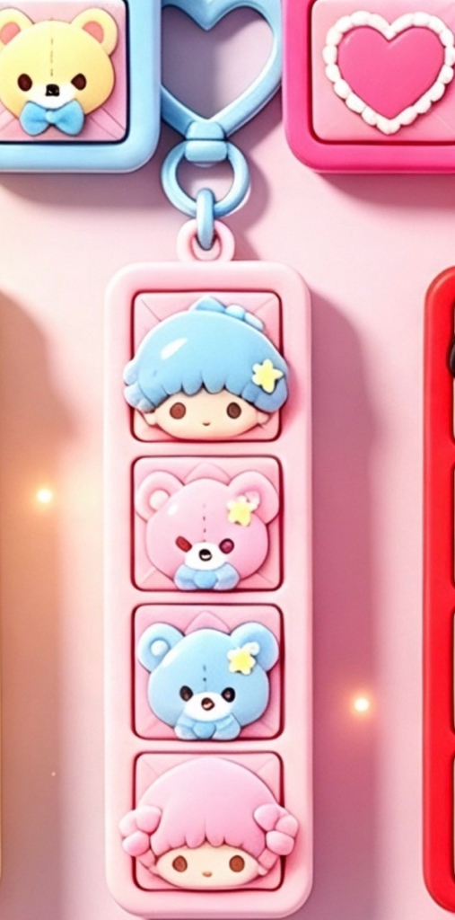 [4月尾到貨]新款 Sanrio 鍵盤按鍵匙扣