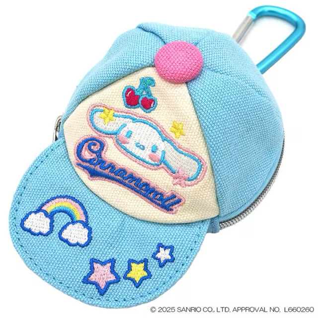 🎀【預訂】Sanrio Y2K 活力 cap帽造型 小包掛飾 - Cinnamoroll