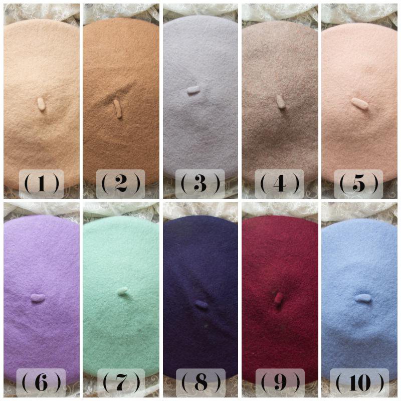 Timeless Woollen Beret Available in different colour