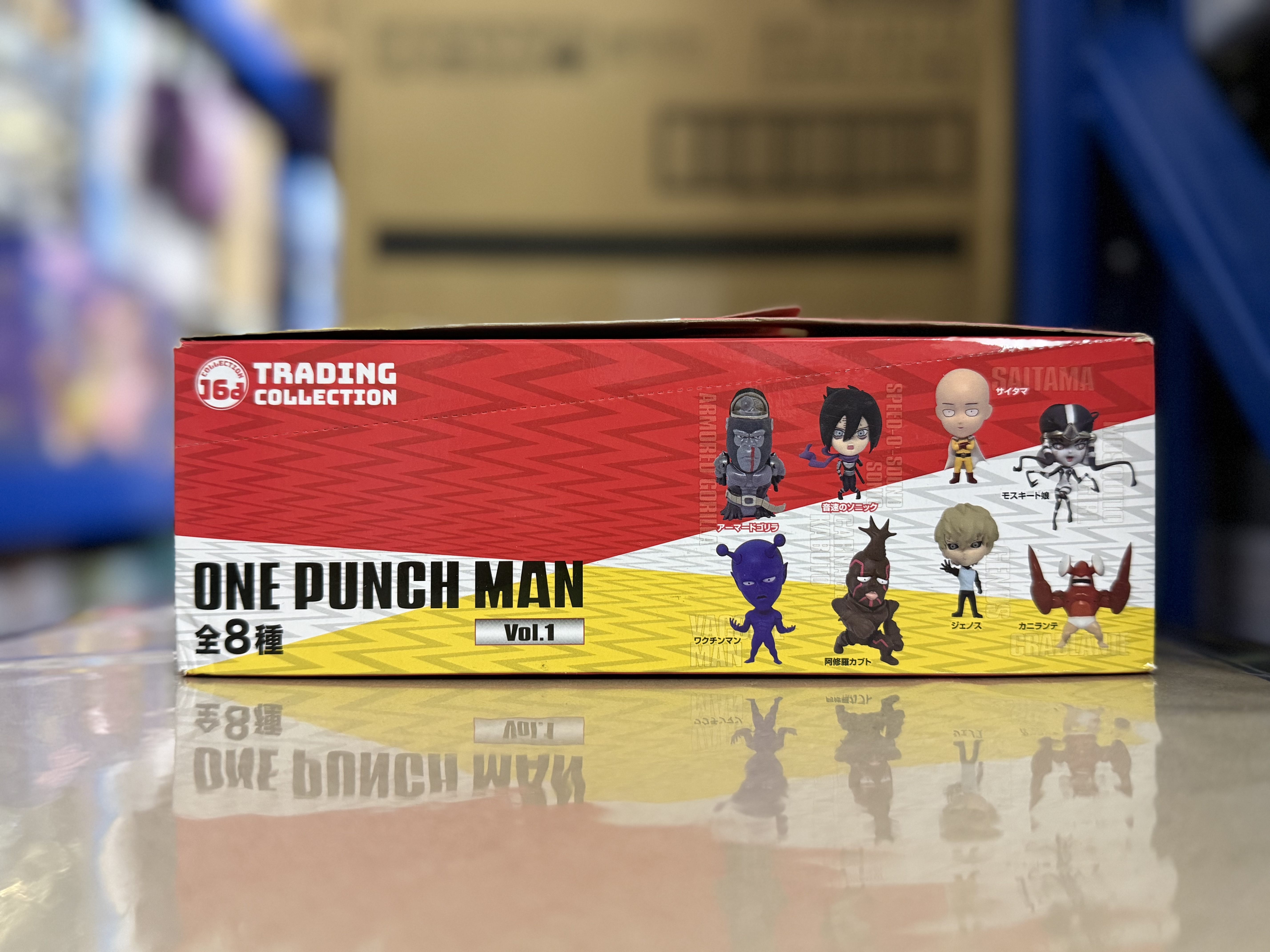 一拳超人 16d Trading Collection 盒玩 figure（全8種）（盒況如圖）