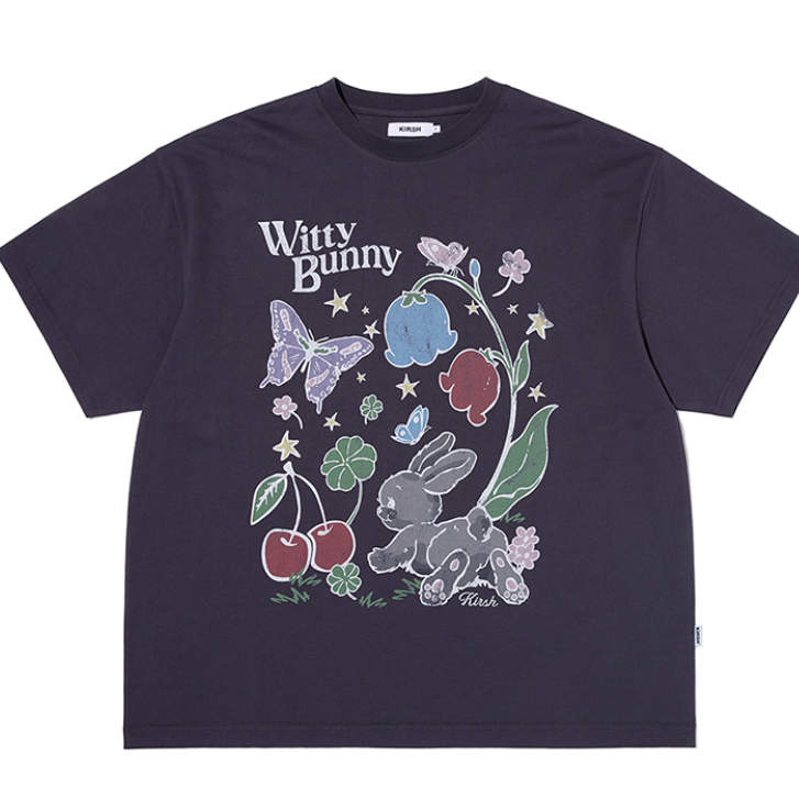 [KIRSH] Witty Bunny Over-fit T-shirt (2種)